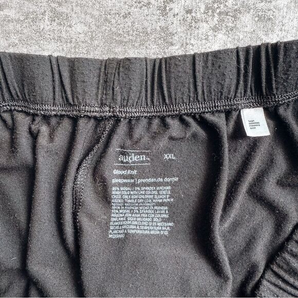Auden Black Cloud Knit Soft Sleep Short Size XXL - Picture 4 of 4